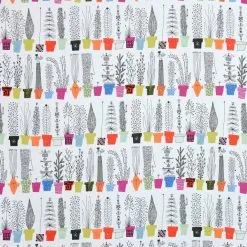 Almedahls Italiensk Blomsterhylla Stof