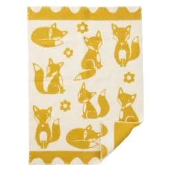 Klippan Yllefabrik Fox Kinderdeken