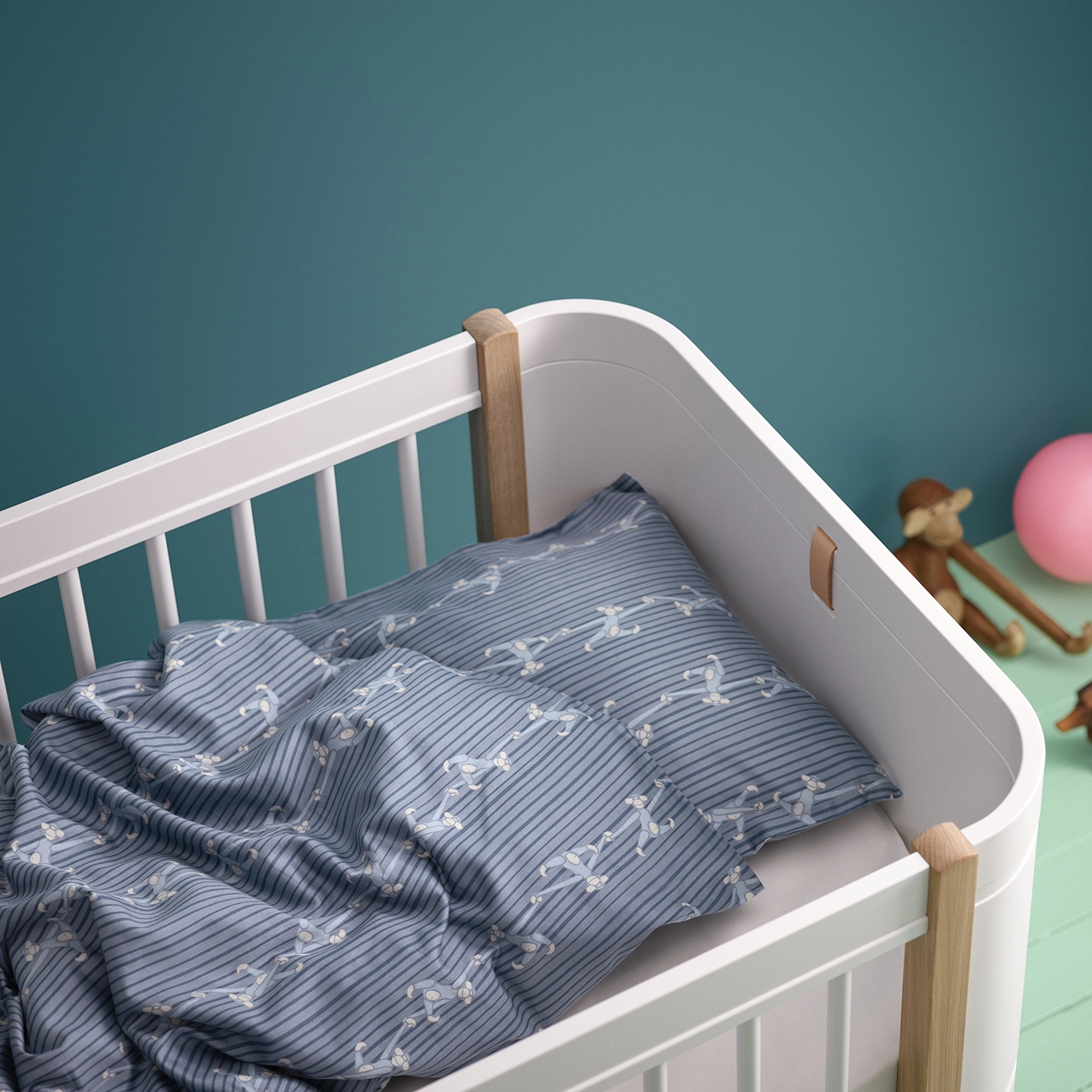 Kay Bojesen Denmark Kay Bojesen Dekbedovertrekset Aap 70x100 Cm 4 Kay Bojesen Denmark Kay Bojesen Dekbedovertrekset Aap 70x100 Cm - Afbeelding 2