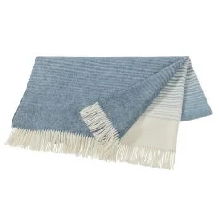 Scandi Living Mist Wollen Plaid