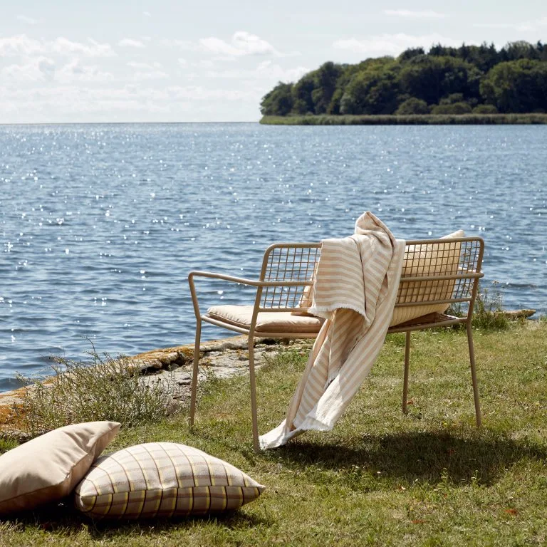 Broste Copenhagen Frankie Katoenen Plaid 130x180 Cm 4 Broste Copenhagen Frankie Katoenen Plaid 130x180 Cm - Afbeelding 2