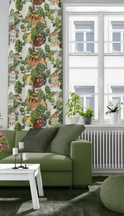 Arvidssons Textil Sommarstad Stof -Kussens winkel 504831 01 2 EnvironmentImage e9e0e326e6