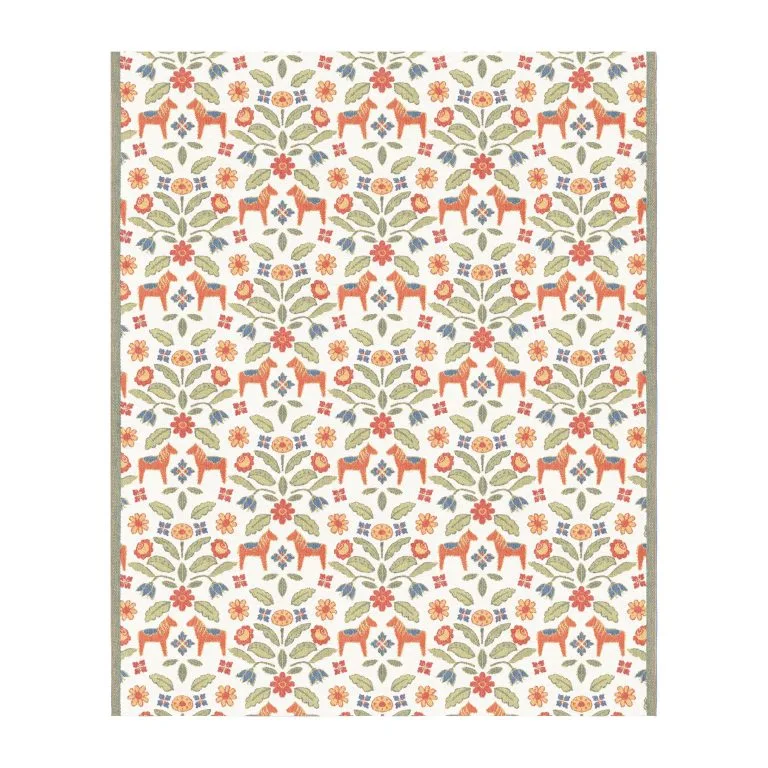 Ekelund Linneväveri Kurbitsblom Katoenen Deken 140x170 Cm 3 Ekelund Linneväveri Kurbitsblom Katoenen Deken 140x170 Cm