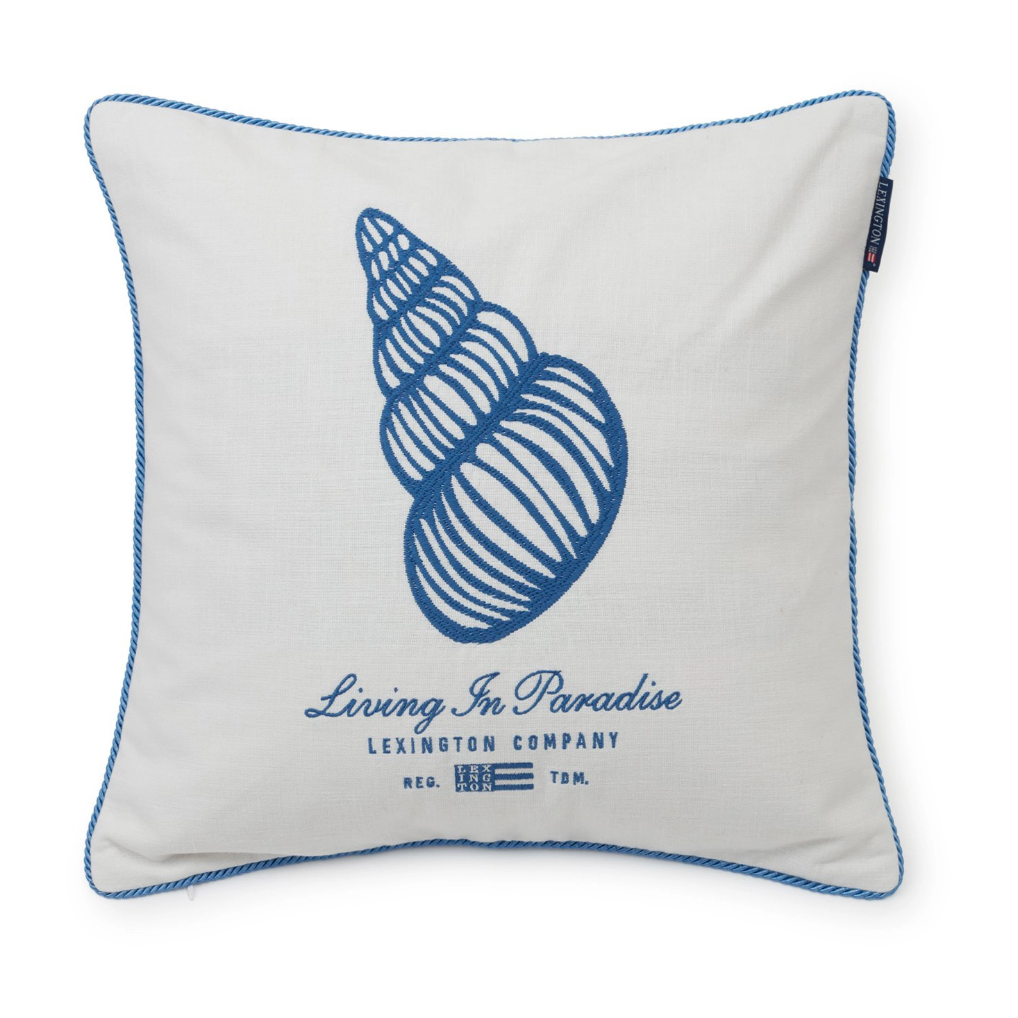 Lexington Seashell Cotton Canvas Kussenhoes 50x50 Cm 3 Lexington Seashell Cotton Canvas Kussenhoes 50x50 Cm