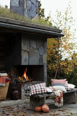 Lexington Herringbone Striped Recycled Wool Plaid 130x170 Cm -Kussens winkel 512857 01 7 EnvironmentImage f75ef35960