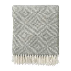 Klippan Yllefabrik Gooseye Wollen Plaid 130x200 Cm