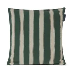 Lexington Structure Striped Linen Cotton Kussenhoes 50x50 Cm