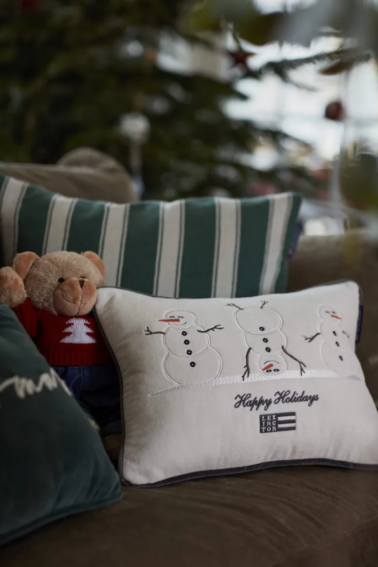 Lexington Structure Striped Linen Cotton Kussenhoes 50x50 Cm 6 Lexington Structure Striped Linen Cotton Kussenhoes 50x50 Cm - Afbeelding 4