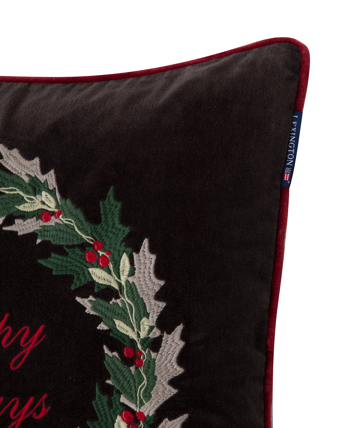 Lexington Holly Wrath Cotton Velvet Kussenhoes 50x50 Cm 5 Lexington Holly Wrath Cotton Velvet Kussenhoes 50x50 Cm - Afbeelding 3