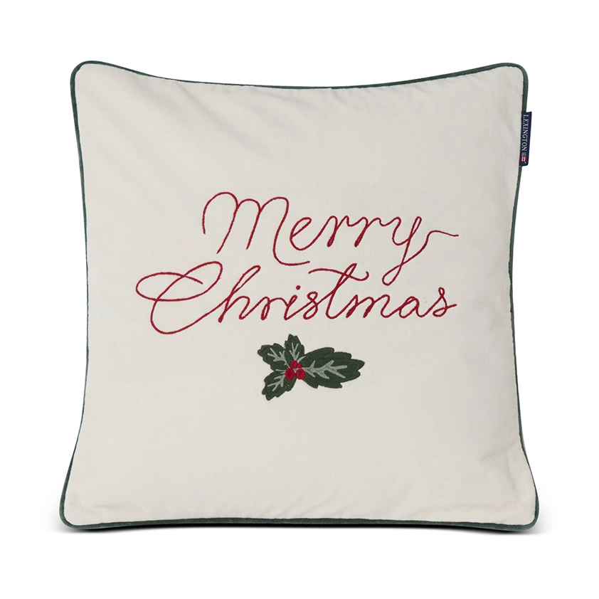 Lexington Merry Christmas Cotton Velvet Kussenhoes 50x50 Cm 3 Lexington Merry Christmas Cotton Velvet Kussenhoes 50x50 Cm