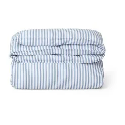 Lexington Striped Cotton Poplin Dekbedovertrek 150x210 Cm