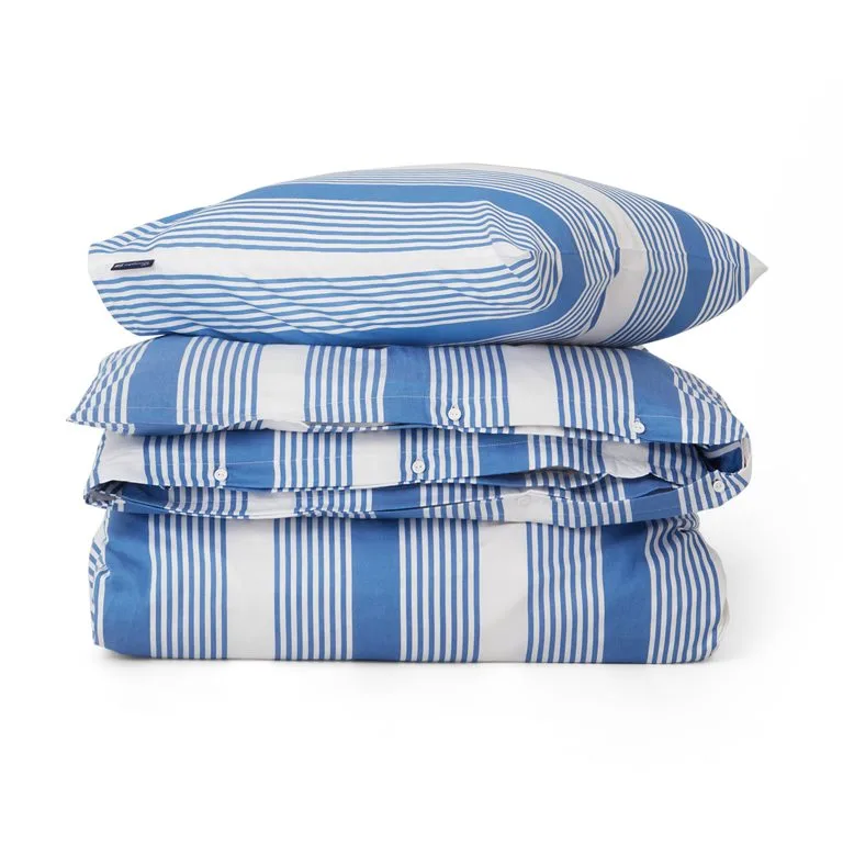 Lexington Striped Cotton Sateen Dekbedovertrekset 150x210 Cm 3 Lexington Striped Cotton Sateen Dekbedovertrekset 150x210 Cm