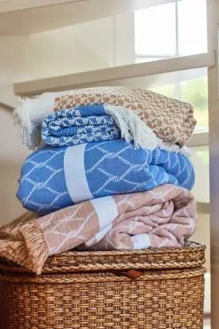 Lexington Striped Structured Recycled Katoenen Plaid 130x170 Cm -Kussens winkel 577966 01 43 EnvironmentImage ba9ea1fa55