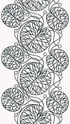 Marimekko Bottna Stof Wit